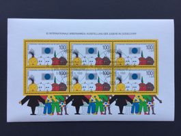 BRD 1990  Block 21 Briefmarkenausstellung Düsseldorf ESST