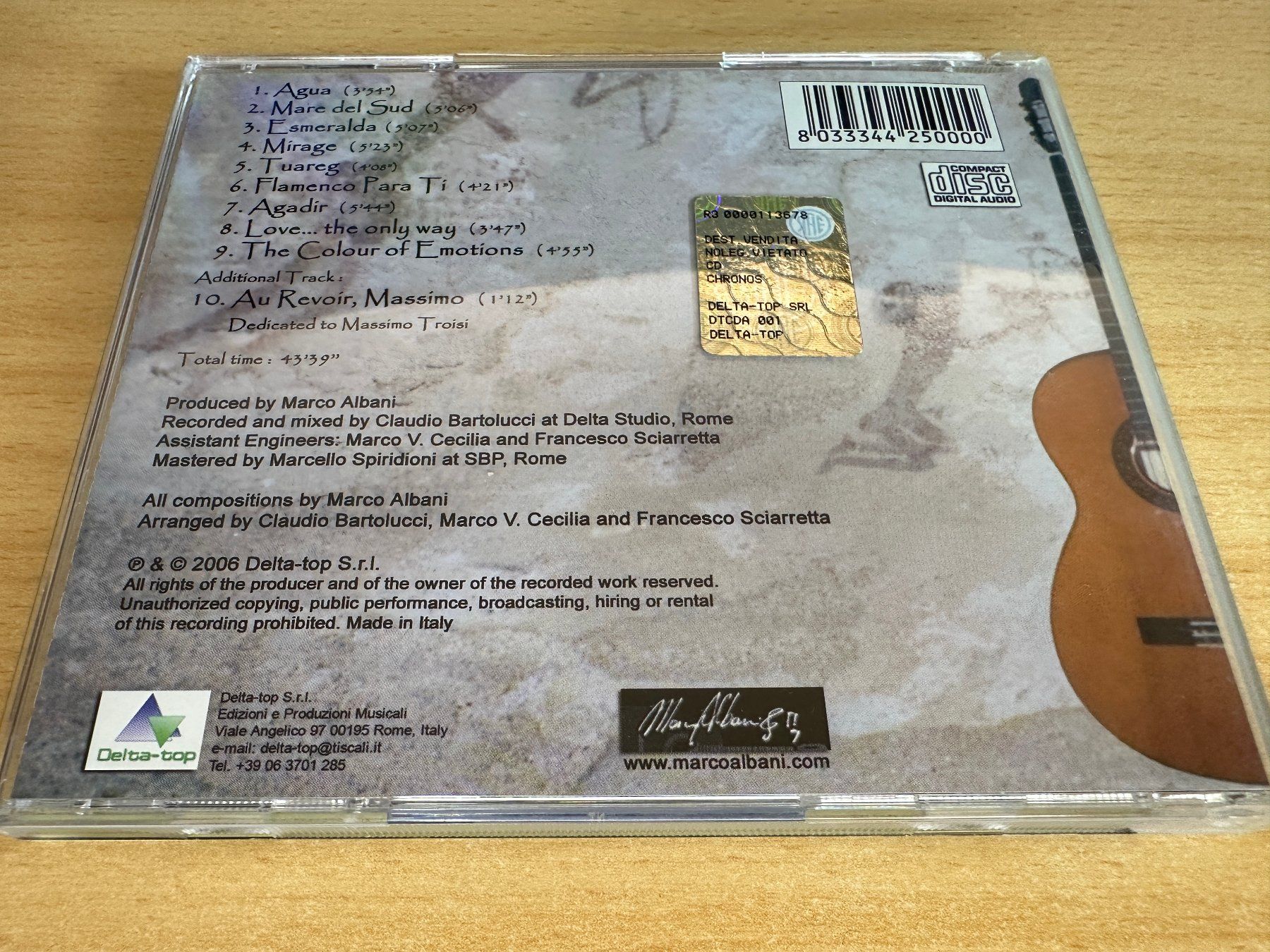 CD: Marco Albani – Chronos – Usato da Rikon im Tösstal venduto da Alpenmutz 1