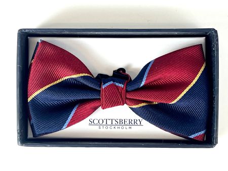 Scottsberry Stockholm Seidenfliege gestreift – 100% Seide