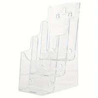 Klarer Acryl 3-stufiger Broschürenhalter