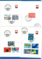PTT Bögli mit Stempel Genfer ÄMTER mit Werbemarken