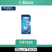 Renata CR1620 Lithium Knopfzellenbatterie - 1 Stk.