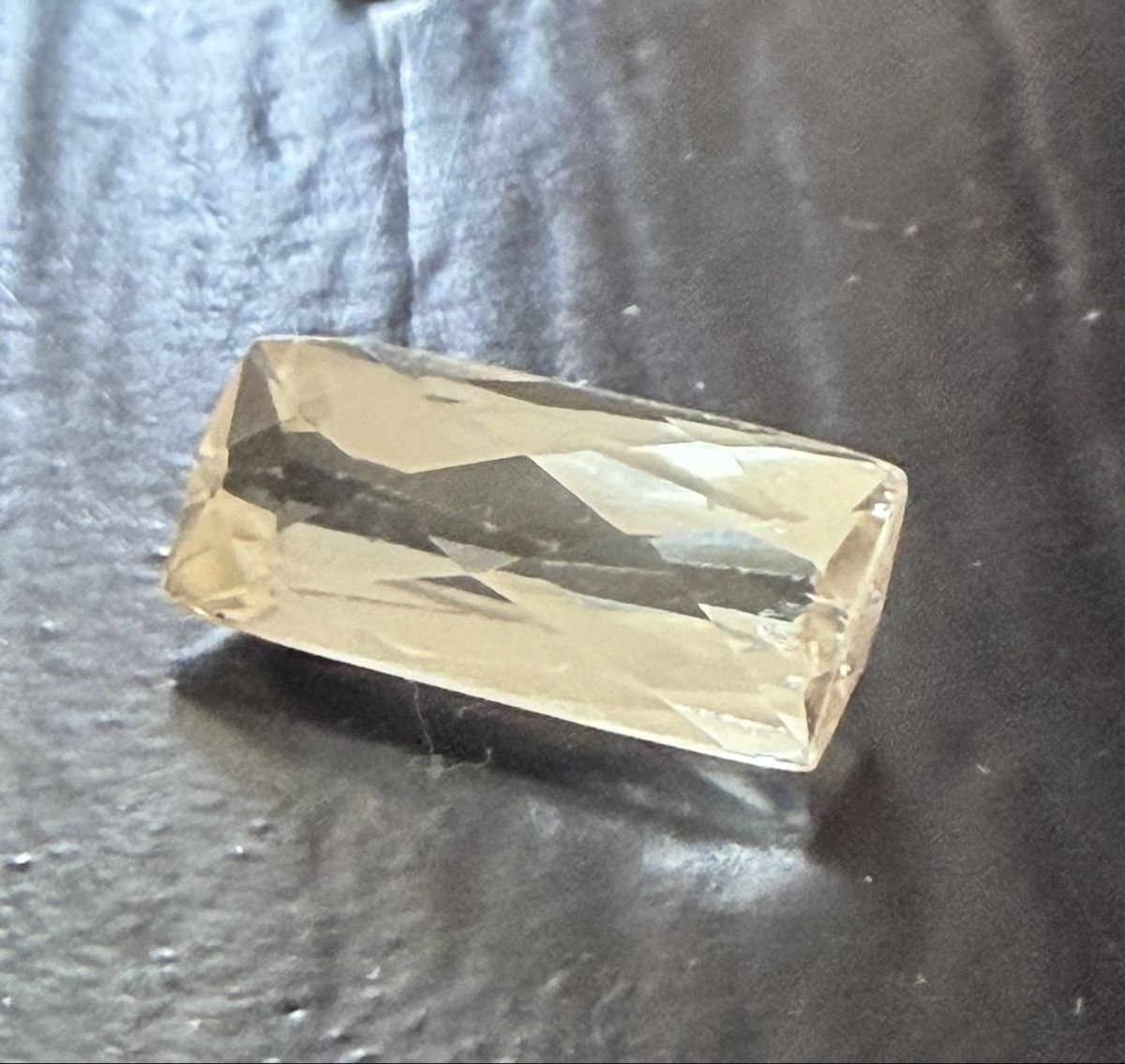 Pietre preziose: Edelstein, Rechteckiger Schliff, citrin? 1.7 cm – Nuovo e nell'imballaggio originale da Zürich venduto da joyfulgrace 2
