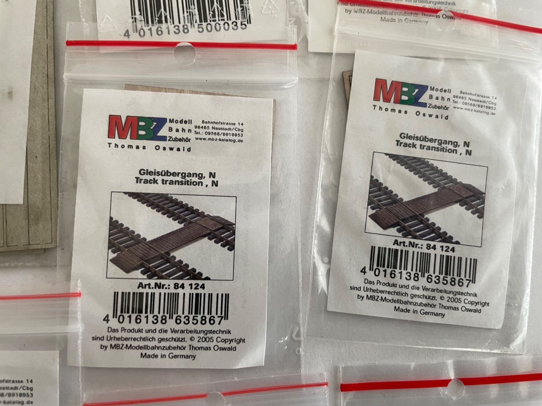 Modelleisenbahnen: Modellbau MBZ Spur N  8-teilig – Neu (gemäss Beschreibung) aus Rorschach von Karotten 3