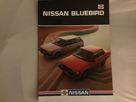 Nissan Datsun Bluebird Verkaufsprospekt 12 Seiten Februar 84