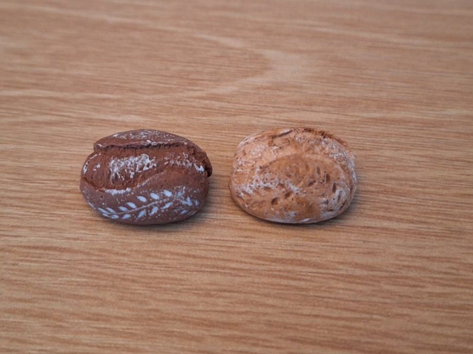 Case e mobili per bambole: Holzofen Brote, Handgemacht – Nuovo (secondo la descrizione) da Zürich venduto da HandmadeTinyFood 2