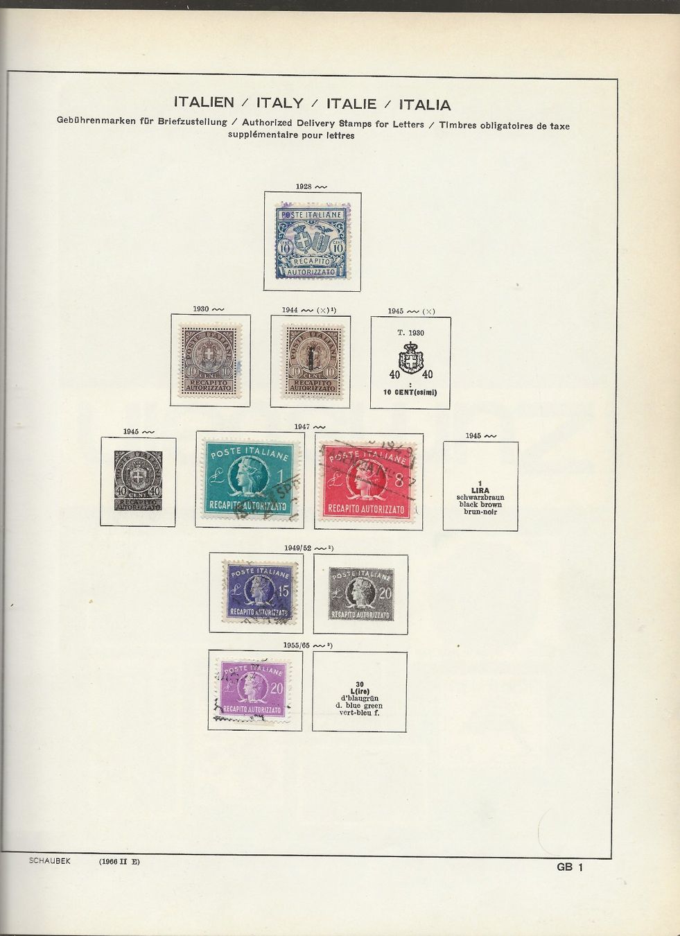Alle Briefmarken: Marken Italien Campione – Gebraucht aus Au ZH von xelagreb01 3