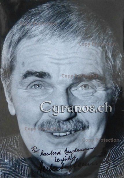 Autogramme: Herbert Steinmetz (1908-1986) Schauspieler - Autogramm – Gebraucht aus Dietikon von immortal-stars