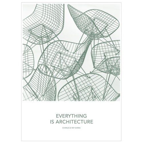 Posters & Illustrations: Vitra Eames Poster "EVERYTHING IS ARCHITECTURE" – Neuf avec emballage d'origine à Zug par Jujikiko