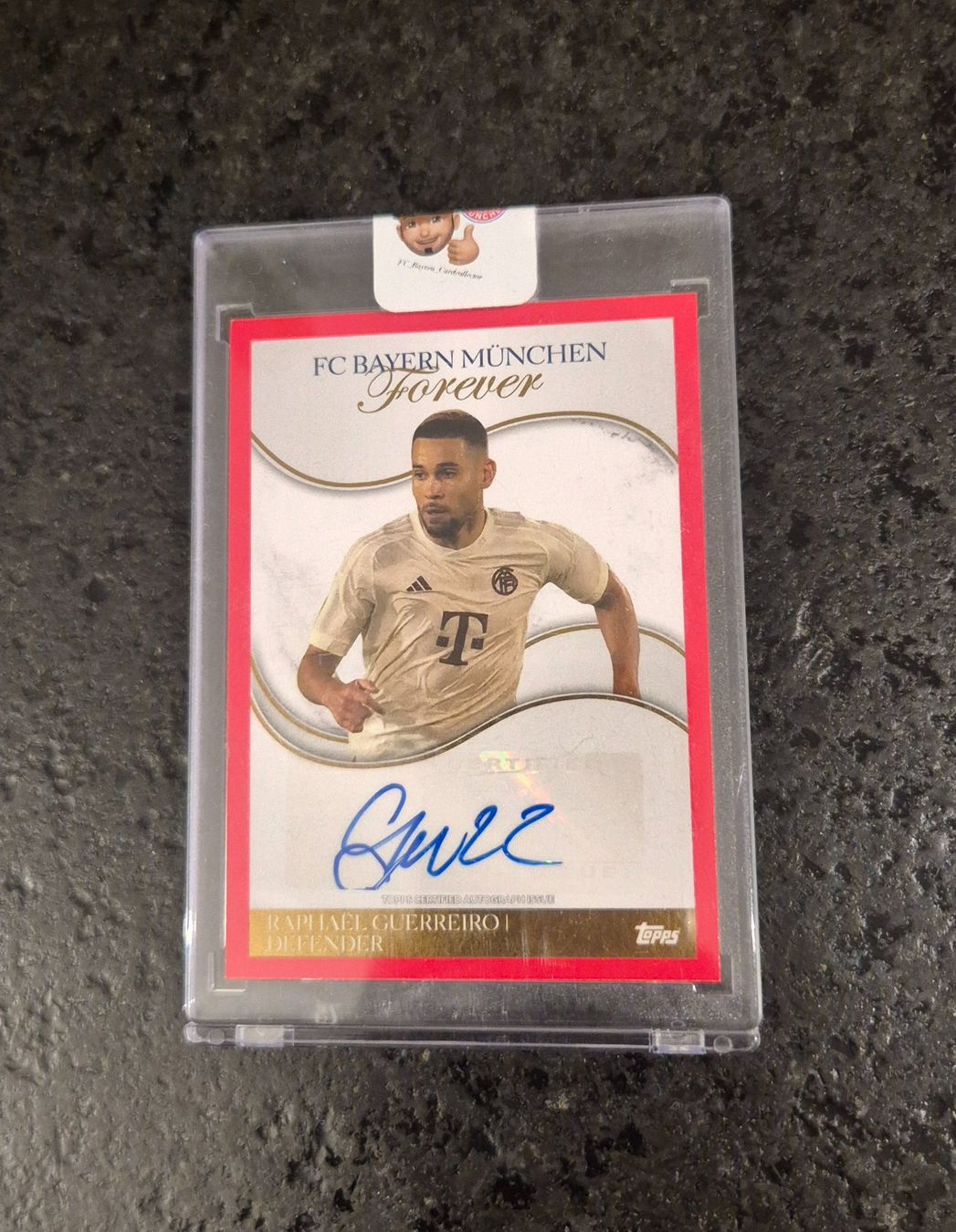 Topps Carte collezionabili: Raphael Guerreiro /5 Autogramm - Bayern München - Topps – Nuovo (secondo la descrizione) da Burg AG venduto da Danoe