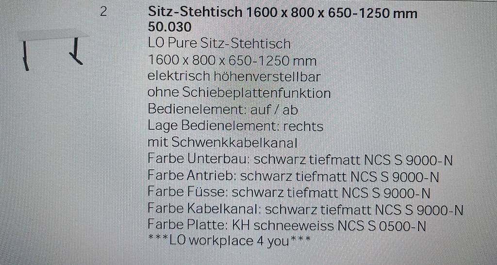 Bureaux: Stehpult von Lista Office – D'occasion à Wabern par mel_tg52 1