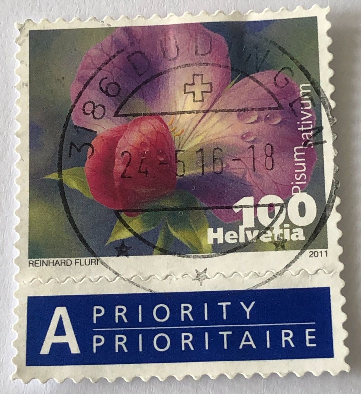 Alle Briefmarken: Nr.1377 mit Vollstempel Düdingen – Gebraucht aus Aarau von Billa007
