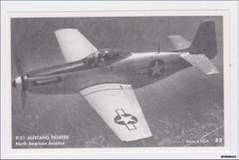 Flugzeug // Mustang P 51 / Kampfflugzeug