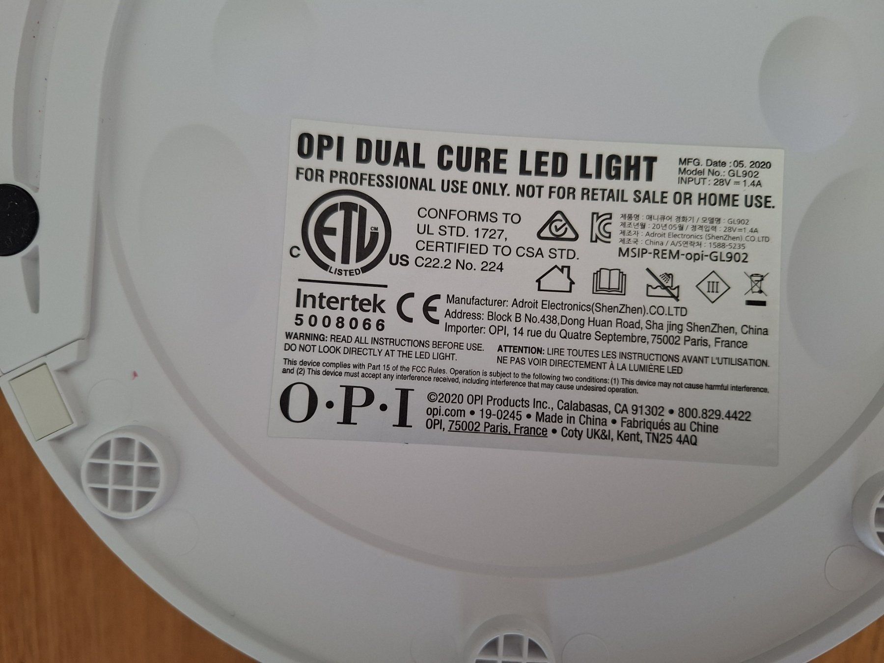 Lampade: Dual Cure LED/UV Light (GL902) – Usato da Glattpark(Opfikon) venduto da sietomo 4