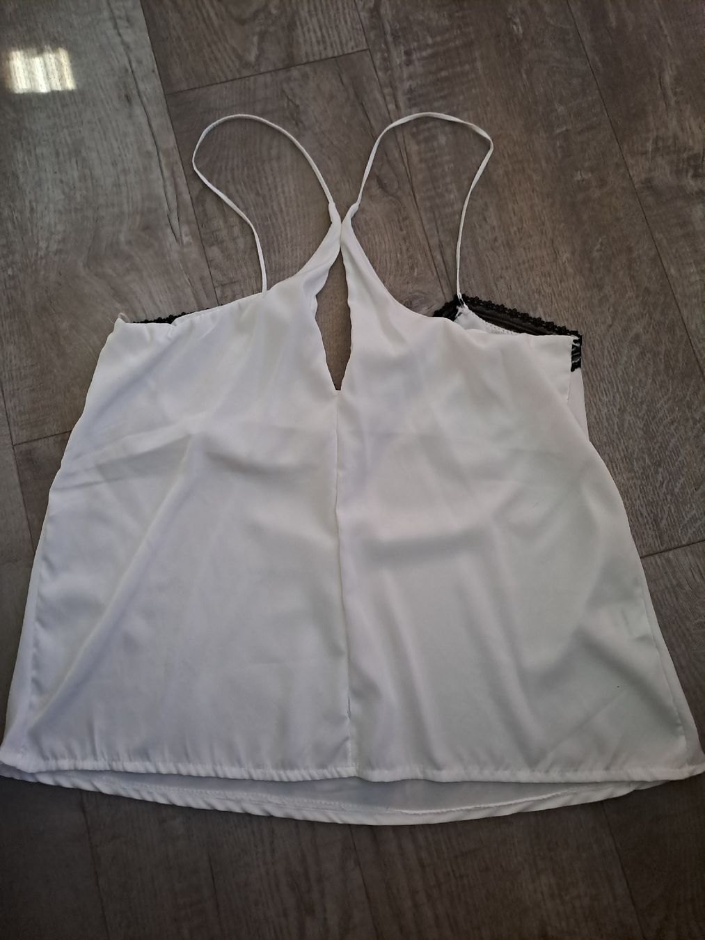 Top: Damen Top weiss Zebra Gr. L – Usato da Rickenbach LU venduto da bishiida 1