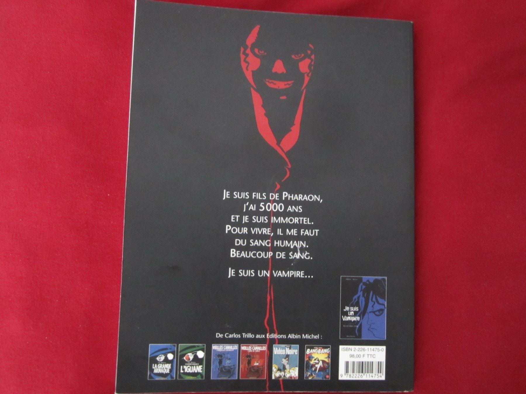 Fumetti: COMIC:JE SUIS UN VAMPIRE!!(TRILLO/RUSSO)TOME 2 LA MALEDITION – Usato da Volketswil venduto da nemo2000 1