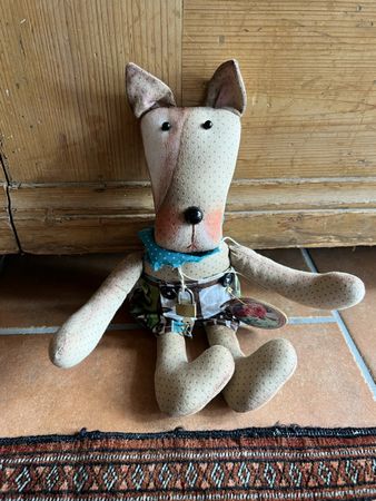 Künstlerpuppe Bullterrier