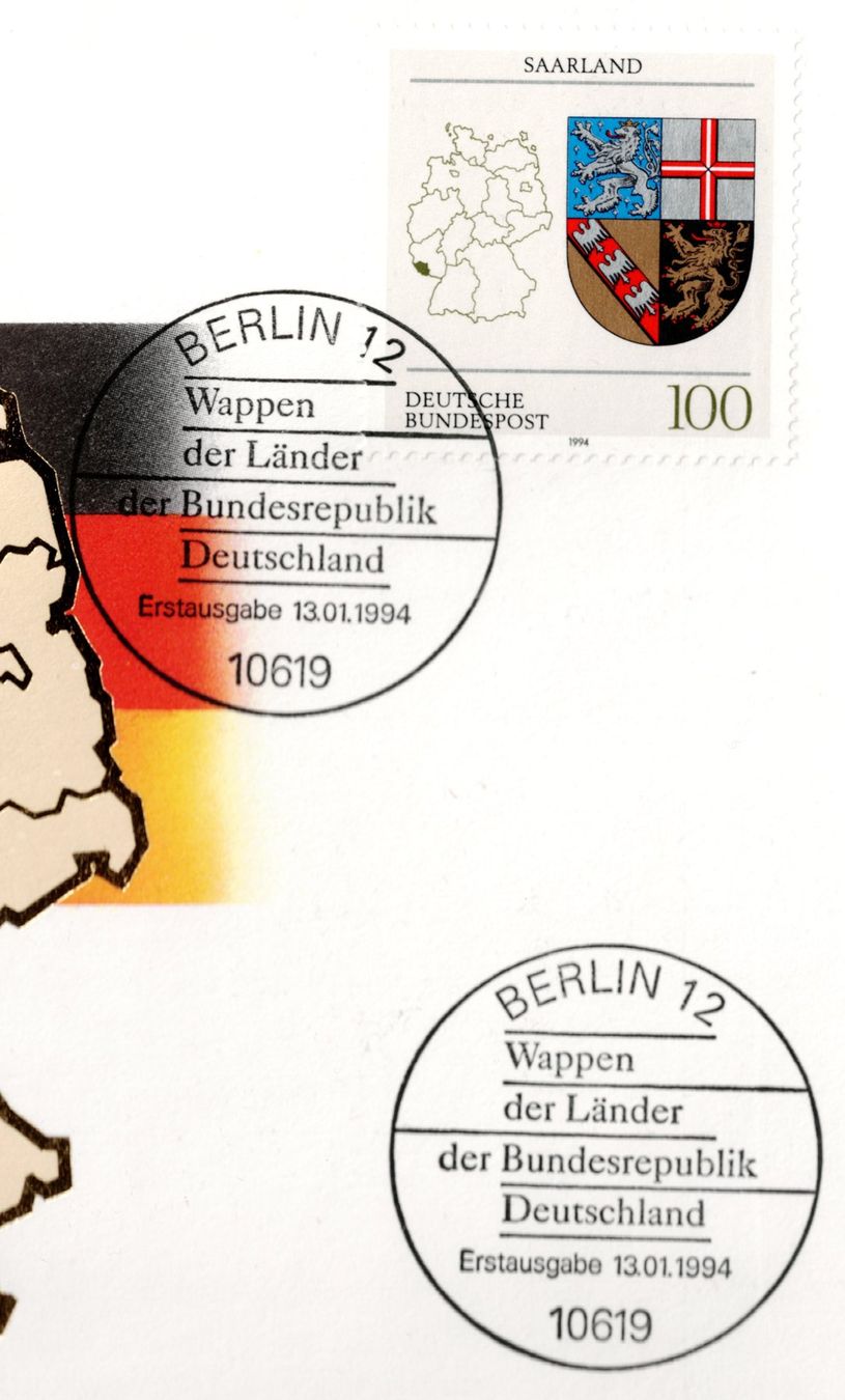 Alle Münzen: Saarland_Wappen BRD_mit Beschreibung – Gebraucht aus Hombrechtikon von Fraese01 1