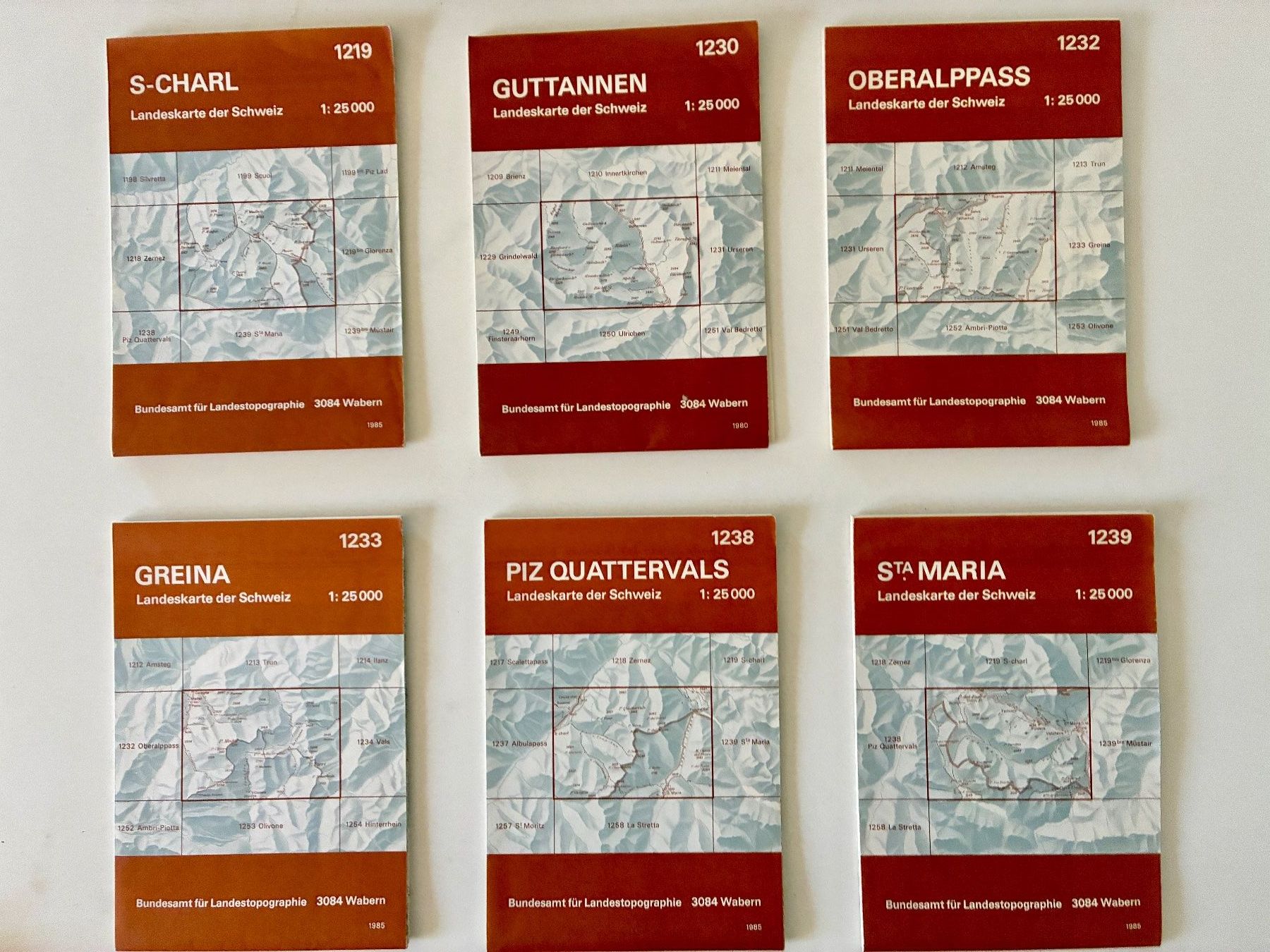 Cartine & Atlanti: Diverse Schweizer Karten – Usato da Ammerzwil BE venduto da Frama0 7