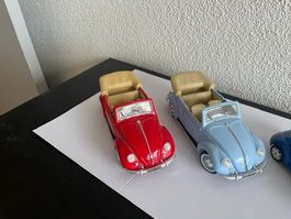Konvolut VW Kaefer Modellautos gebraucht diverse Farben