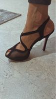 Schwarze Luciano Padovan High Heels Gr. 39
