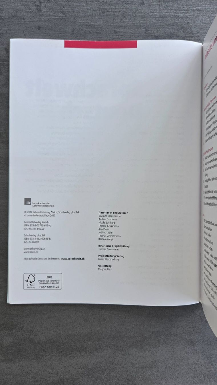 Libri: Sprachwelt Deutsch, Werkbuch, 2017 – Usato da Wald ZH venduto da ant_tn75 1