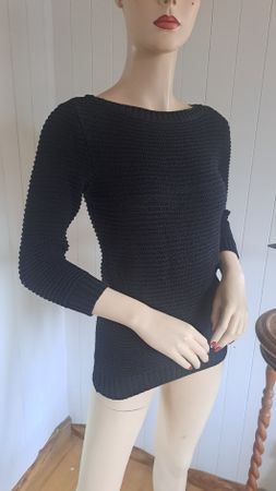RALPH LAUREN Strickpullover U-Boot Pulli S 36 2yk vtg