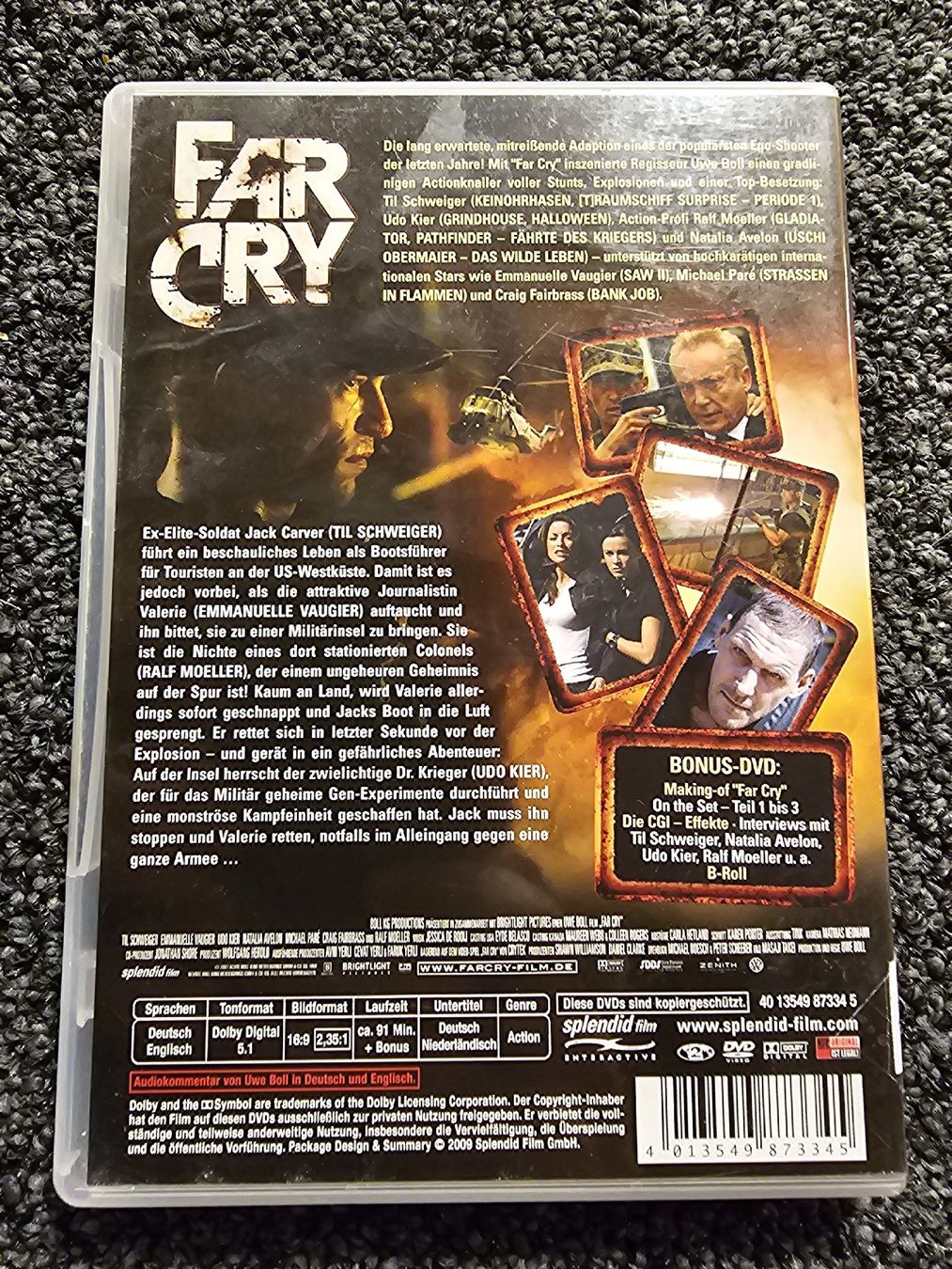 Tutti i DVDs: Far Cry DVD (19860) – Usato da Ruswil venduto da jan_bxl5 1