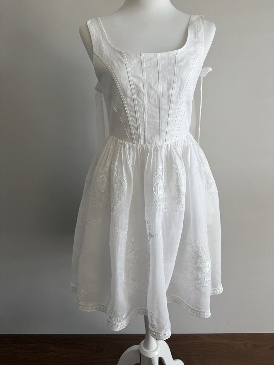 Zimmermann Vestiti: Zimmermann Bustier-Minikleid Alight aus Ramie – Usato da Stettlen venduto da Beauty-19 1