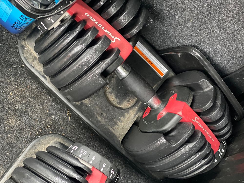 Haltères Réglables 44lbs 4-en-1 - Poids, Kettlebells - Set Home Gym - Neuf