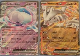 Pokemon Reshiram EX & Jellicent EX EN