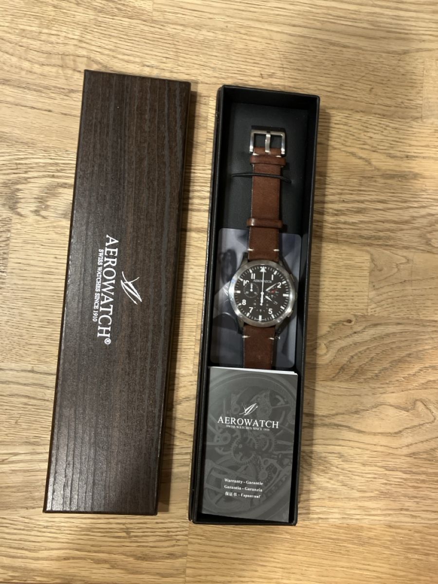 Aerowatch Orologi: Aerowatch Chronograph Les Grandes Classiques Aviator – Usato da Aesch BL venduto da Vondenbienen 2