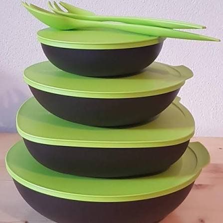 Tupperware Contenitori & Simili: Allegra Set Grün - Tupperware – Nuovo (secondo la descrizione) da Winkel venduto da davos220