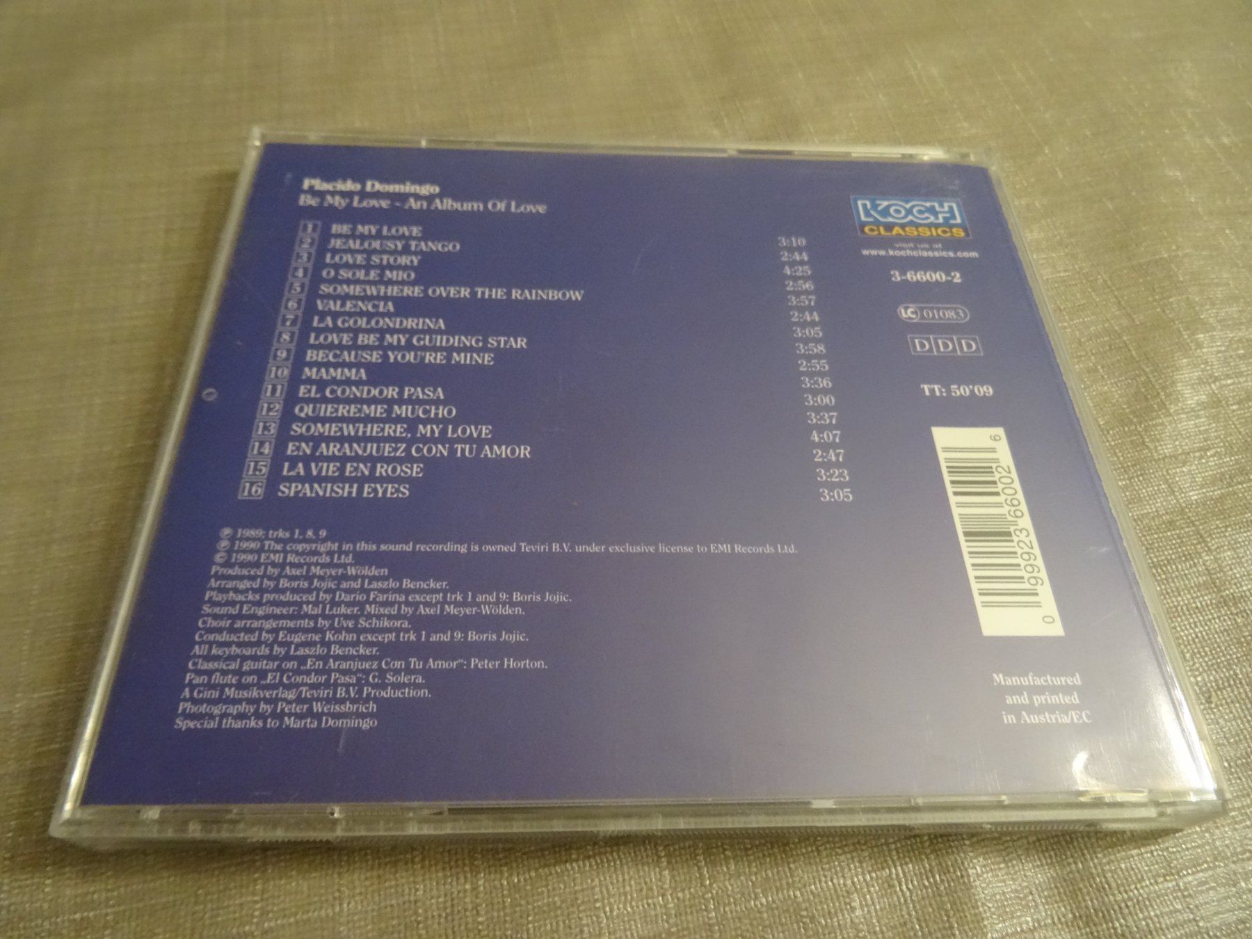 CD: Placido Domingo CD - Be My Love CD – Usato da Olten venduto da Disc-Ausverkauf 1