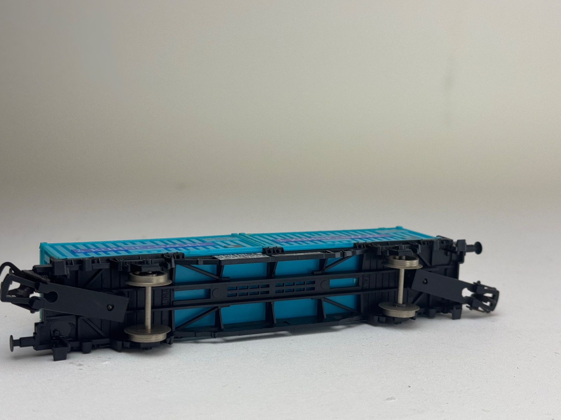 Lima Modelleisenbahnen: HR- Lima Containertragwagen Inter Container – Gebraucht aus Elm von Wikmtz 2