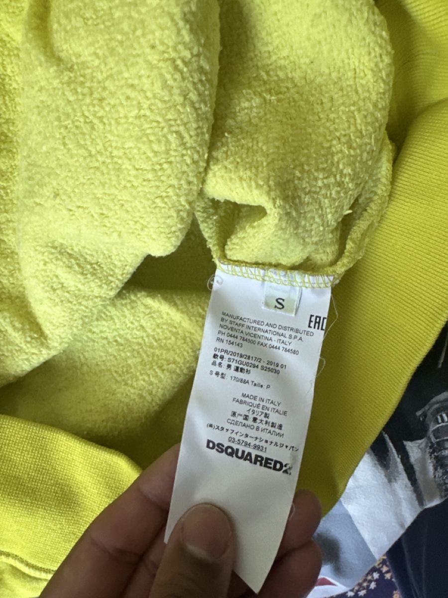 Dsquared2 Maglioni & Felpe: Dsquared2 Herren Pullover, Grösse S, Gelb - Top Zustand! – Usato da Zürich venduto da Zoheir07 2