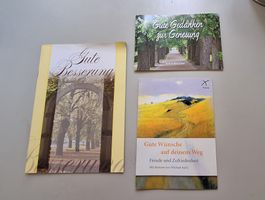 3 Büchlein Gute Besserung Gute Wünsche Gedanken zur Genesung