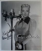 Hillary Brooke (1914-1999) Schauspielerin - Autogramm
