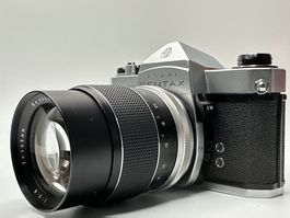 Revidierte Asahi Pentax Spotmatic SP mit Bokeh Objektiv