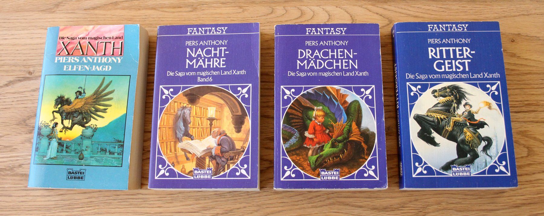 Libri: Piers Anthony - Xanth Saga - Band 1 bis 10 – Usato da Thörishaus venduto da kare07 1