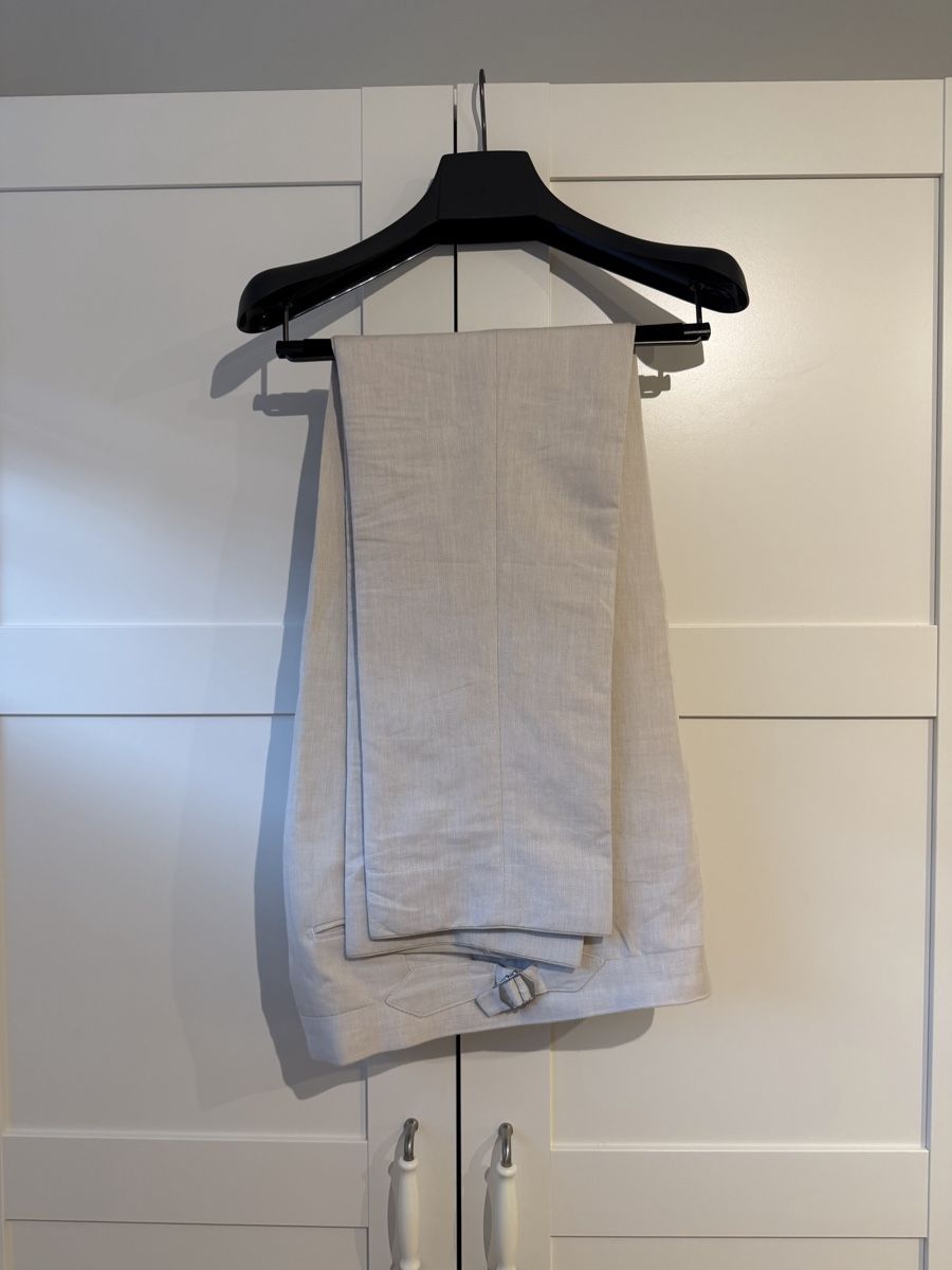 Suitsupply Pantaloni: Leinenhose Sommer beige, Suitsupply – Usato da Rotkreuz venduto da noah_02 1