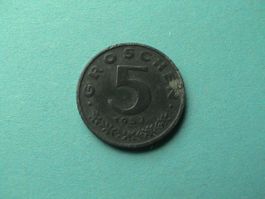 5 Groschen - Österreich  - 1953