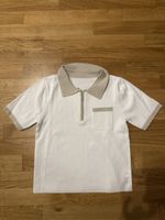 Sommerliches Poloshirt, weiss/beige, Grösse S, neuwertig
