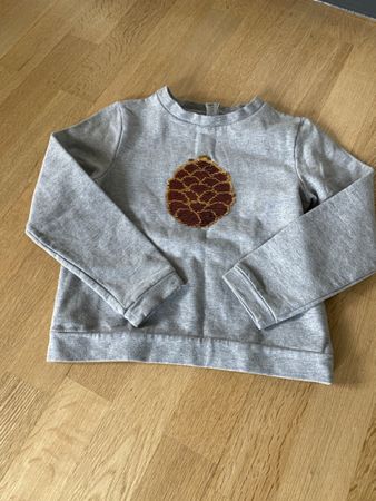Sweat/Pullover grau Jacadi 128 wie neu