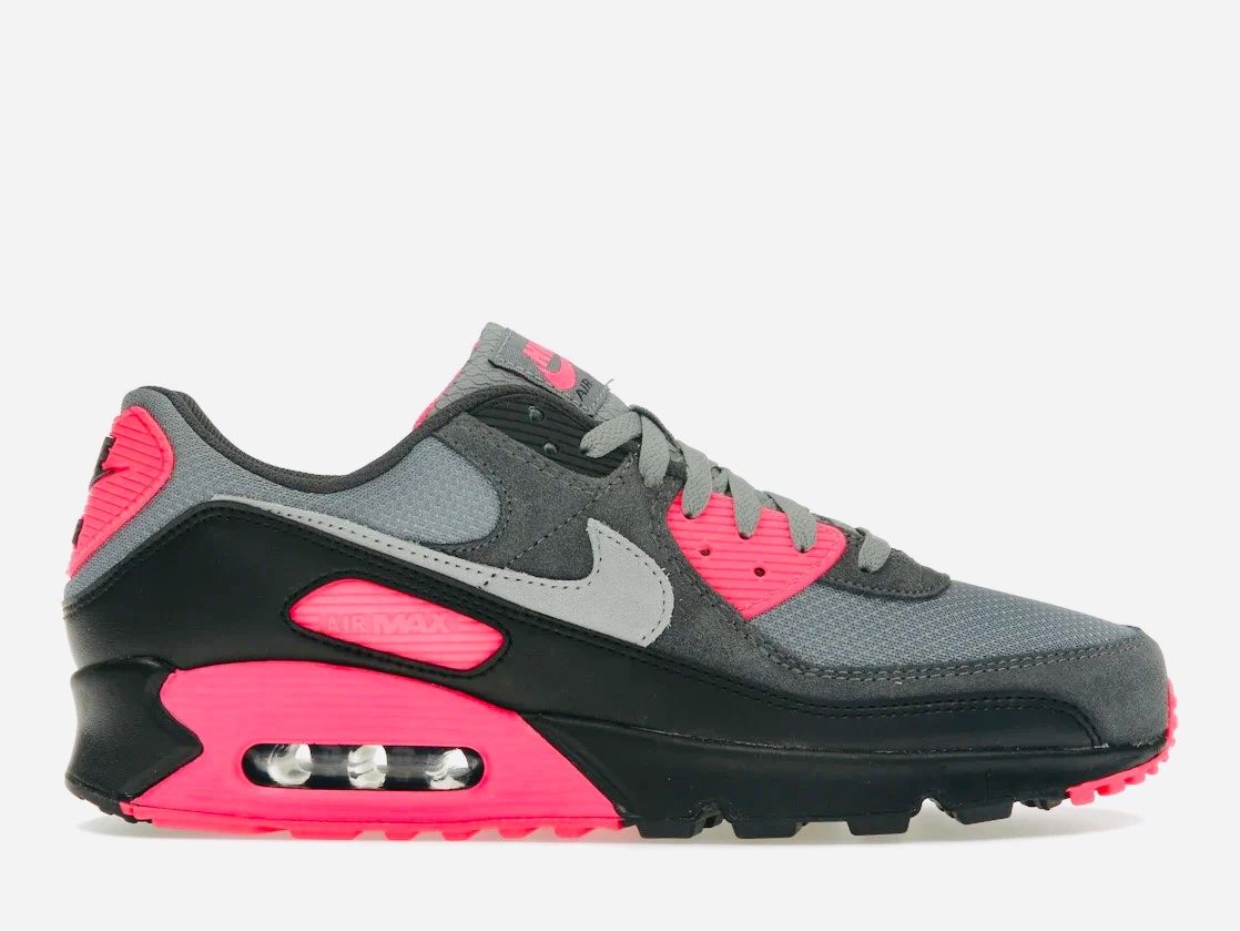 Nike Scarpe da uomo: Nike Air Max 90-Wolf Grey Hyper Pink – Usato da Pfäffikon ZH venduto da Stickiller