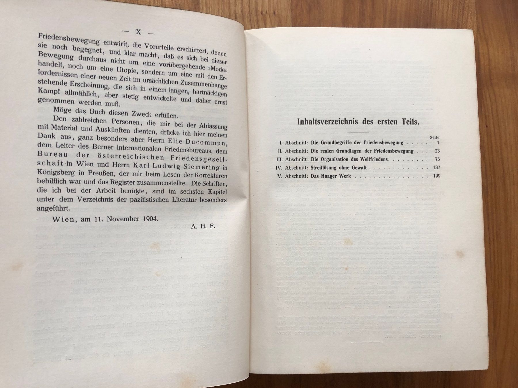 Bücher: Alfred H. Fried: Handbuch der Friedensbewegung – Gebraucht aus Allschwil von lito4 3