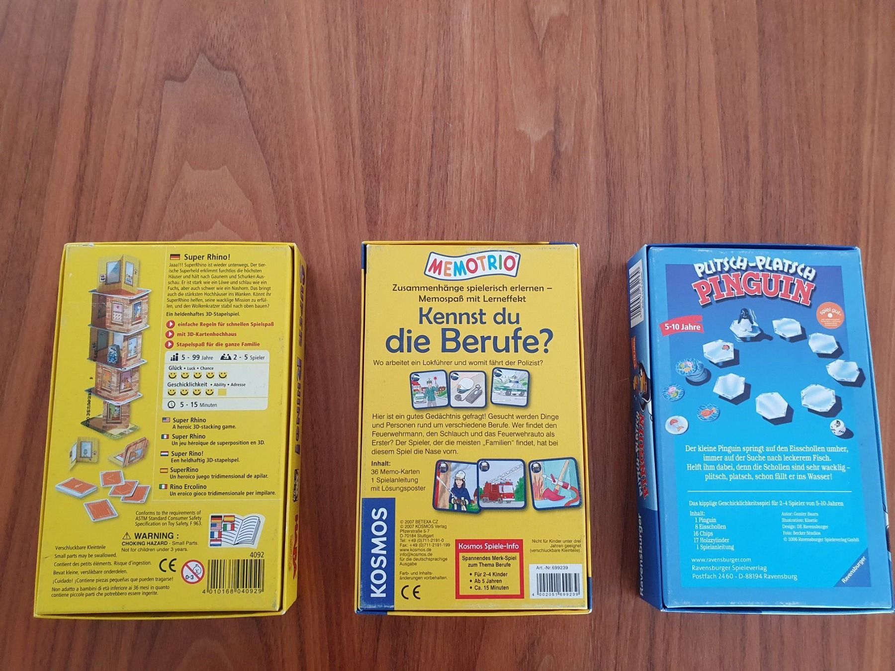 Spiele: Kinderspiele 3 in ein Paket – Gebraucht aus Jona von Mafari 1