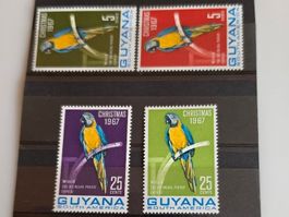 GUYANA 1967 ** WEIHNACHTEN/GELBBRUST ARA