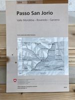Karte 1:25 000 Passo San Jorio Neu Ungebraucht