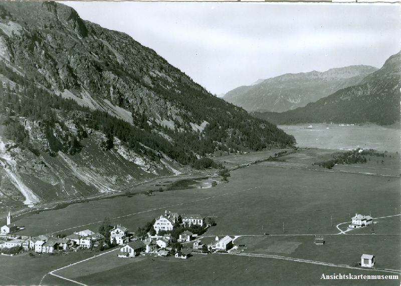 Cartoline postali: Sils - Flugaufnahme + 1959 Feldpost – Usato da Emmenbrücke venduto da teestube